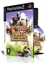 Worms Forts Under Siege با کاور کامل و قاب وچاپ روی دیسک